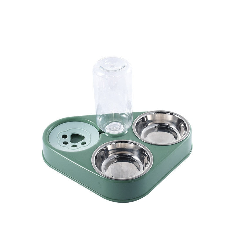 Cat food dispenser Green 724GoShop