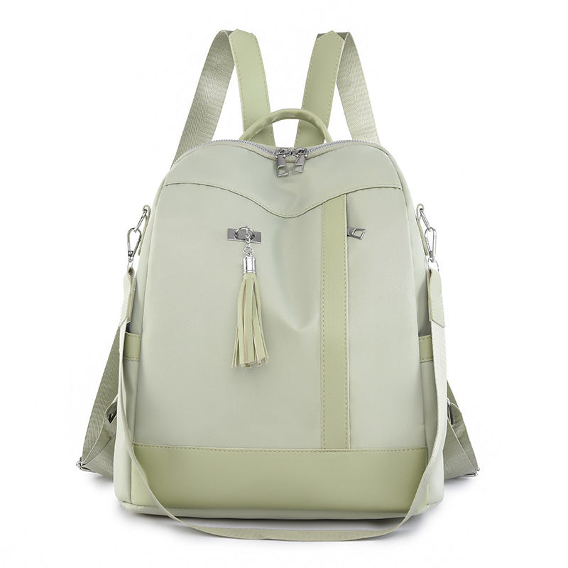 Women's Backpack Lightweight Oxford Cloth Large Capacity Green 724GoShop