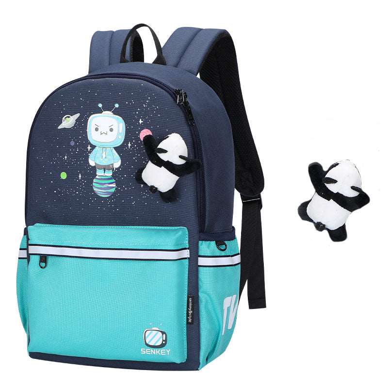 Dinosaur Backpack Cartoon School Bags Blue and Green Teletubbies 724GoShop