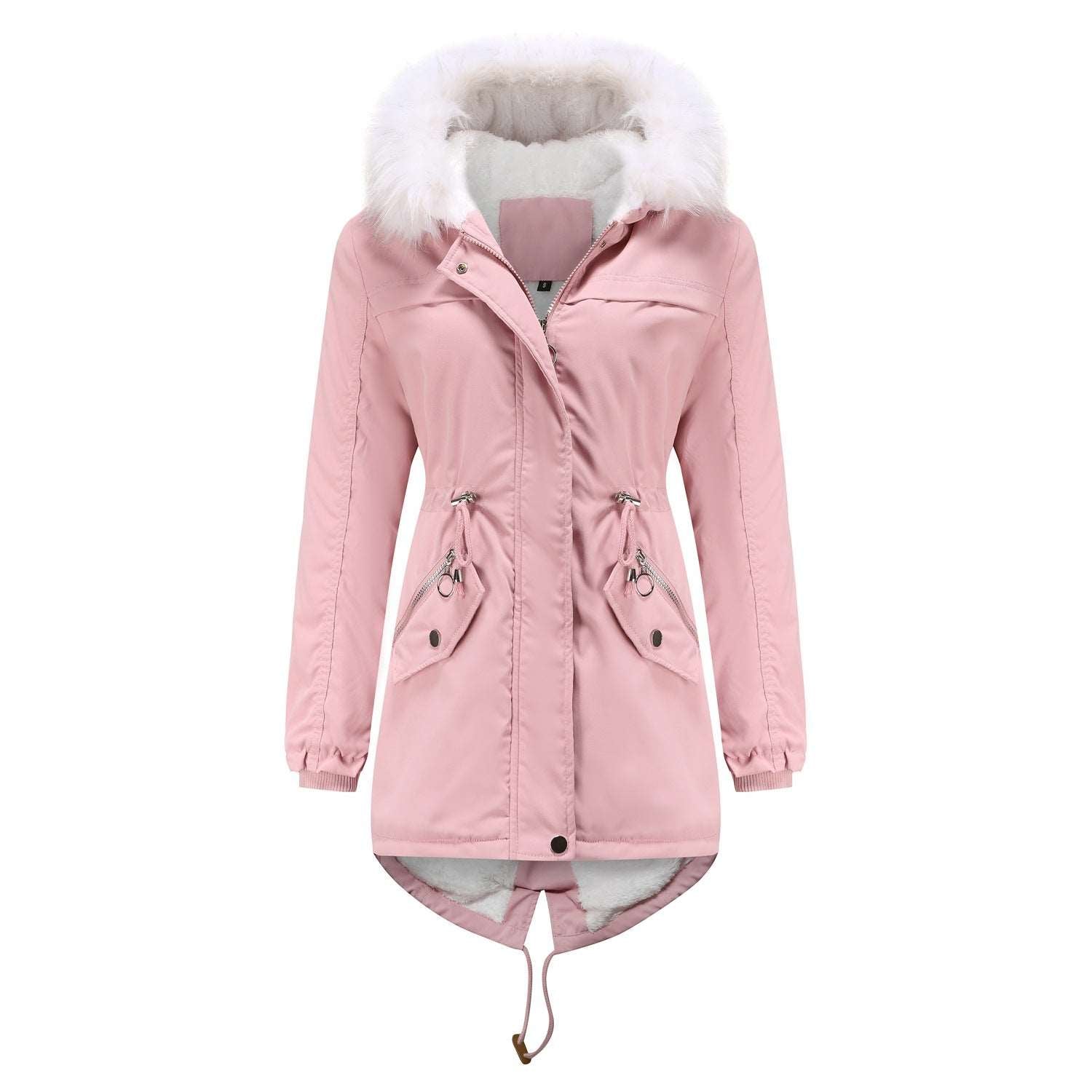 hooded warm long parkas women's winter jacket 724GoShop