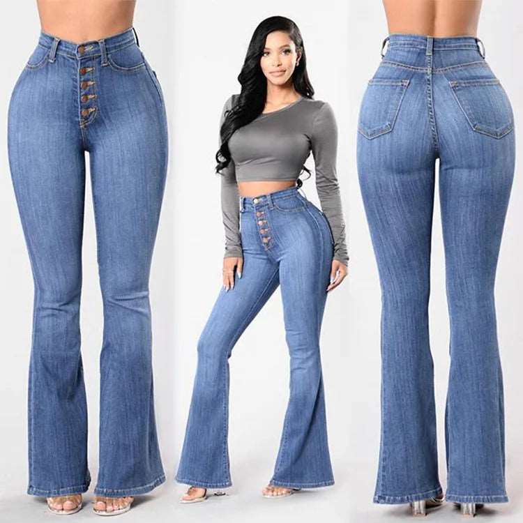 Ladies Skinny High Waist Jeans Hot Sale High Waist Women's Butt Lifting 724GoShop