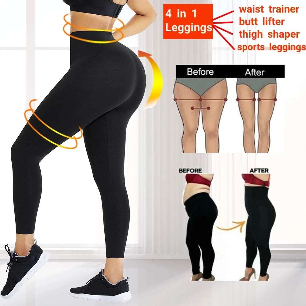 HEXIN Women's Shaper Shapewear For Women Slimming Corset Waist Shapers Yoga High Waist Trainer Leggings 724GoShop