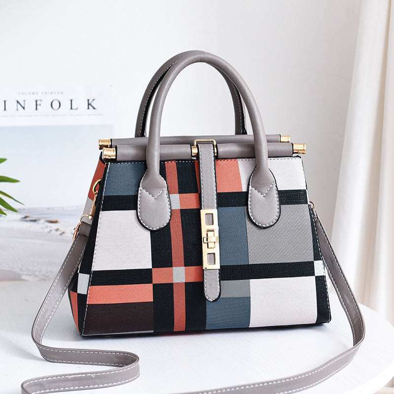 CLK W753 Female Leather Woman Handbag Gray 724GoShop