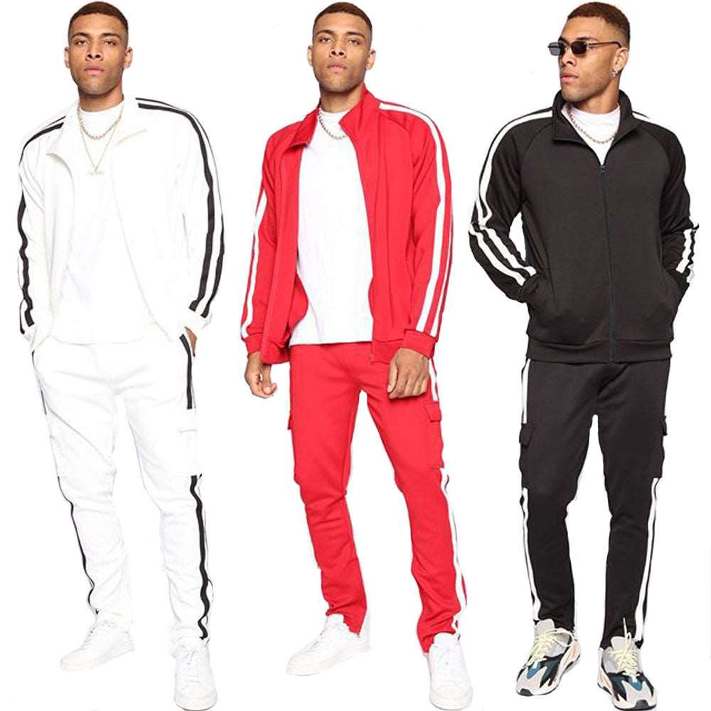 Premium Men's Nylon Sport Tracksuit: Elevate Your Active Style with Quality Set 724GoShop