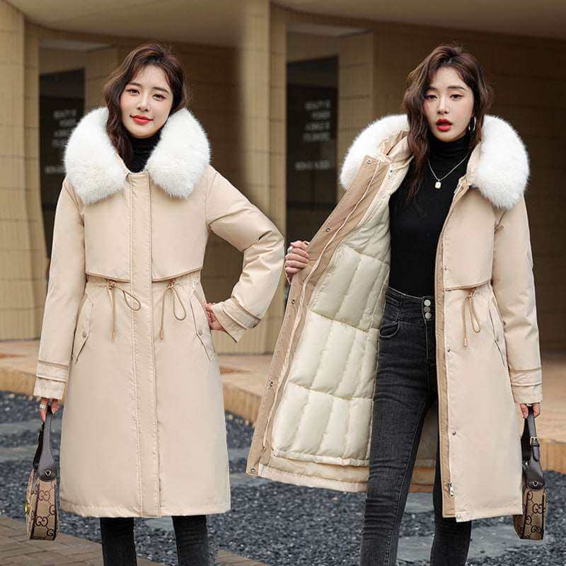 Cotton Jacket Long 2 pcs Parkas Women 724GoShop