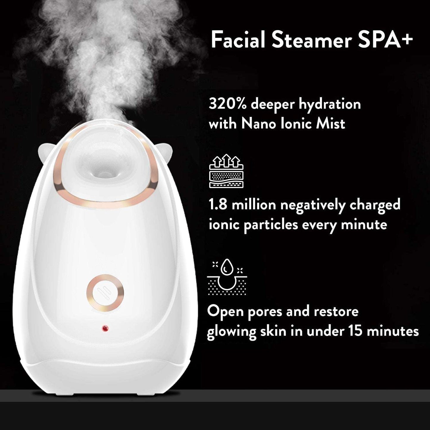 Beauty Face 2 in 1 Nano Spa Facial Humidifier Steamer 724GoShop