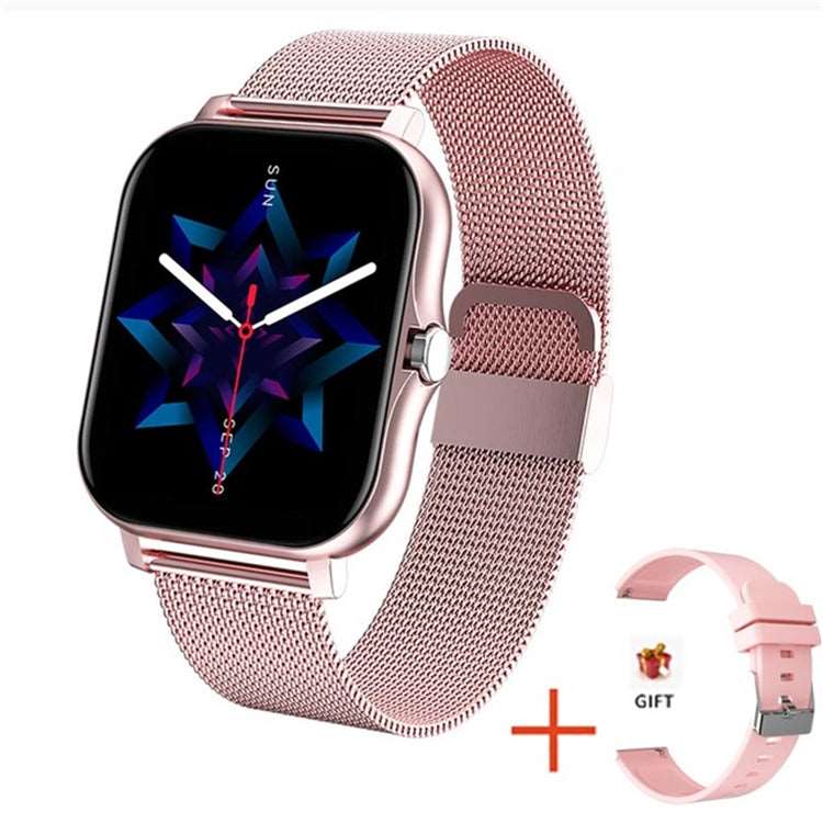 New Smartwatch 1.69" Mesh belt pink 724GoShop