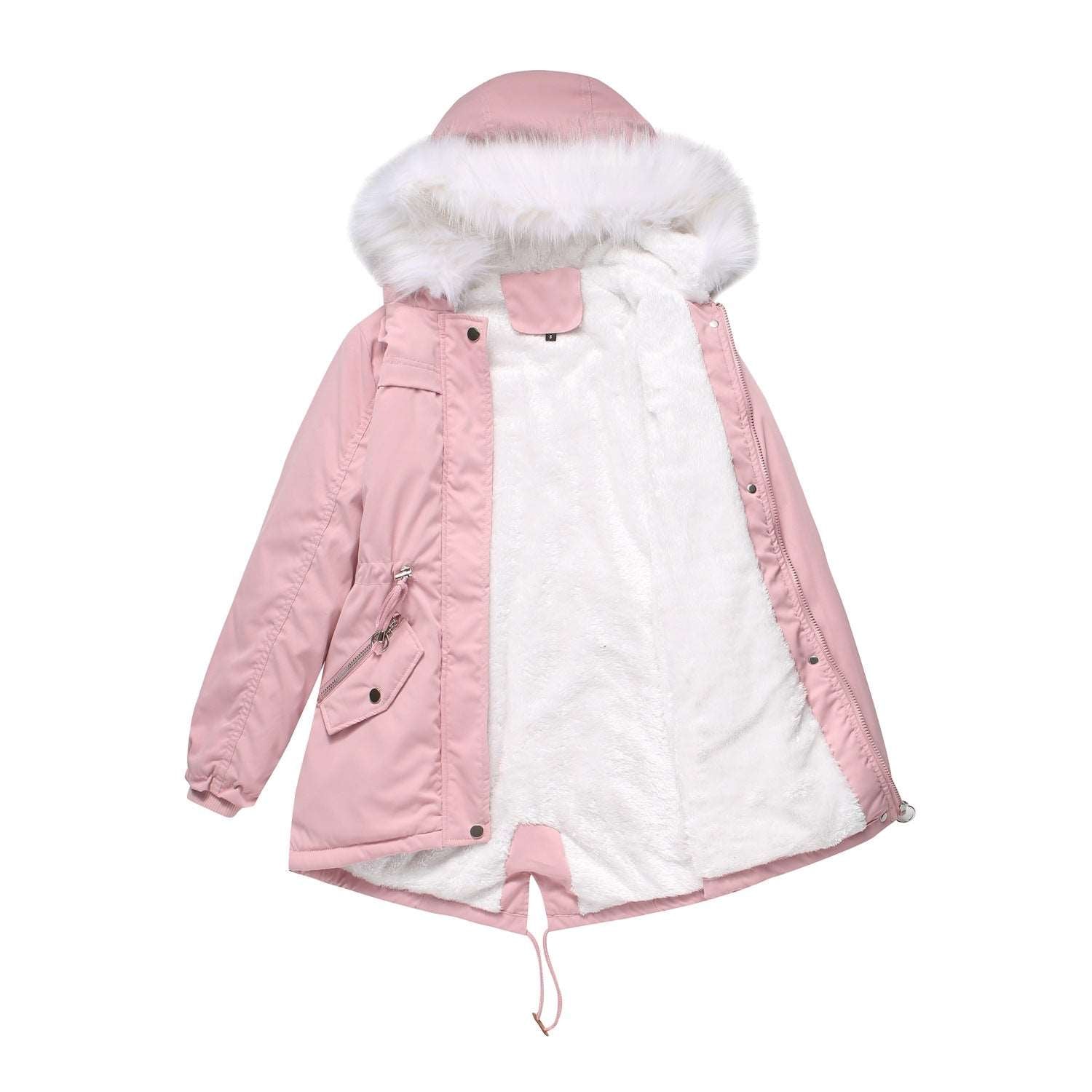 hooded warm long parkas women's winter jacket 724GoShop