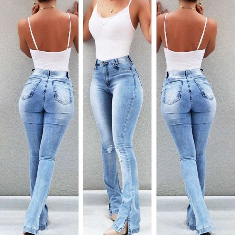 High Waisted Skinny Jeans Women 724GoShop