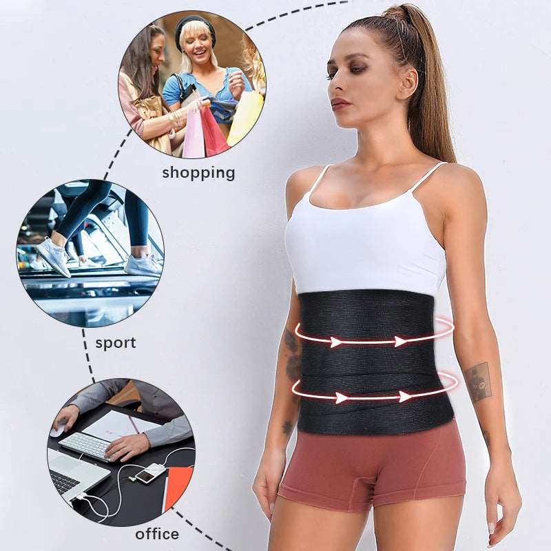 Fitness Shaper Waist Belt Wrap High Compression Waist Trainer 724GoShop