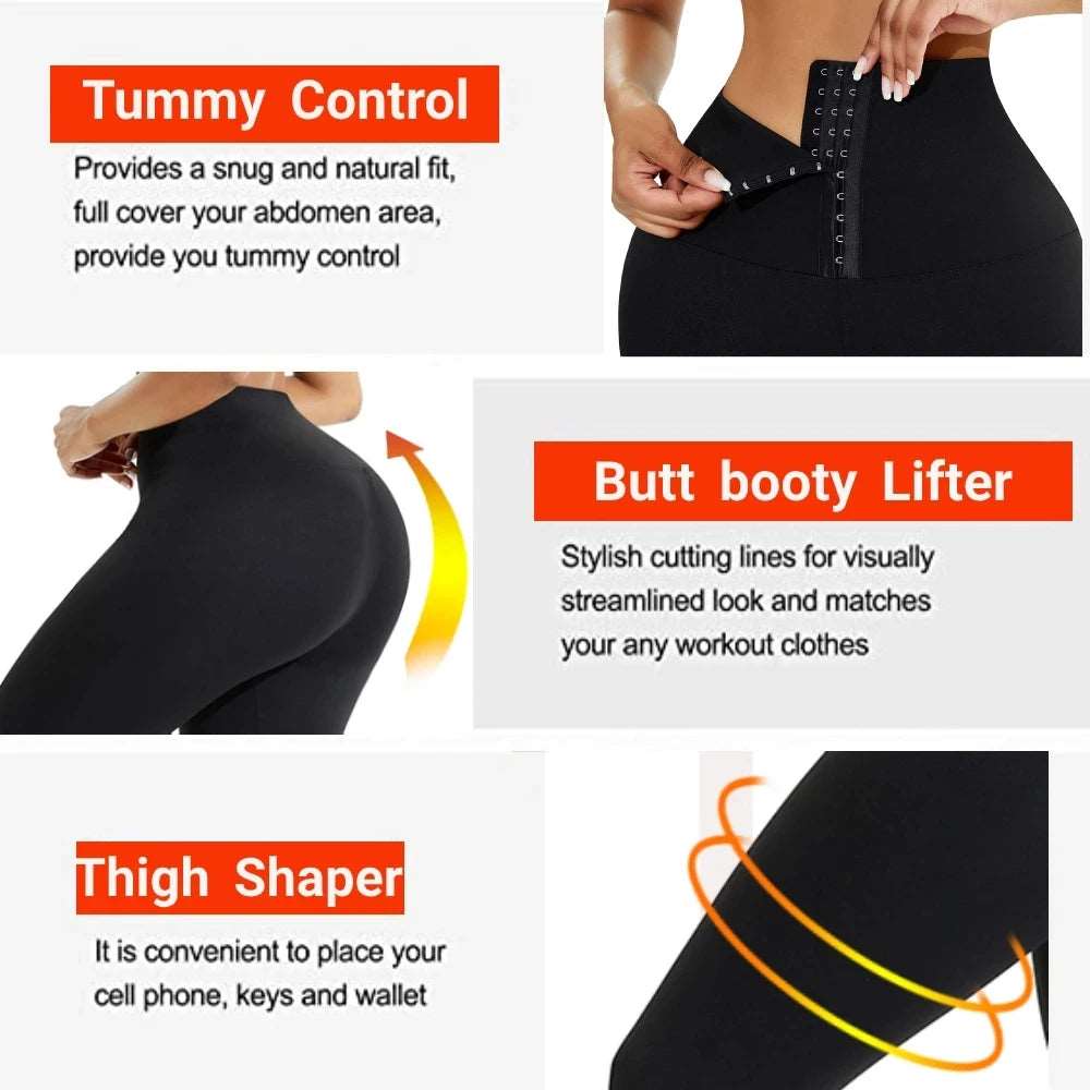 HEXIN Women's Shaper Shapewear For Women Slimming Corset Waist Shapers Yoga High Waist Trainer Leggings 724GoShop