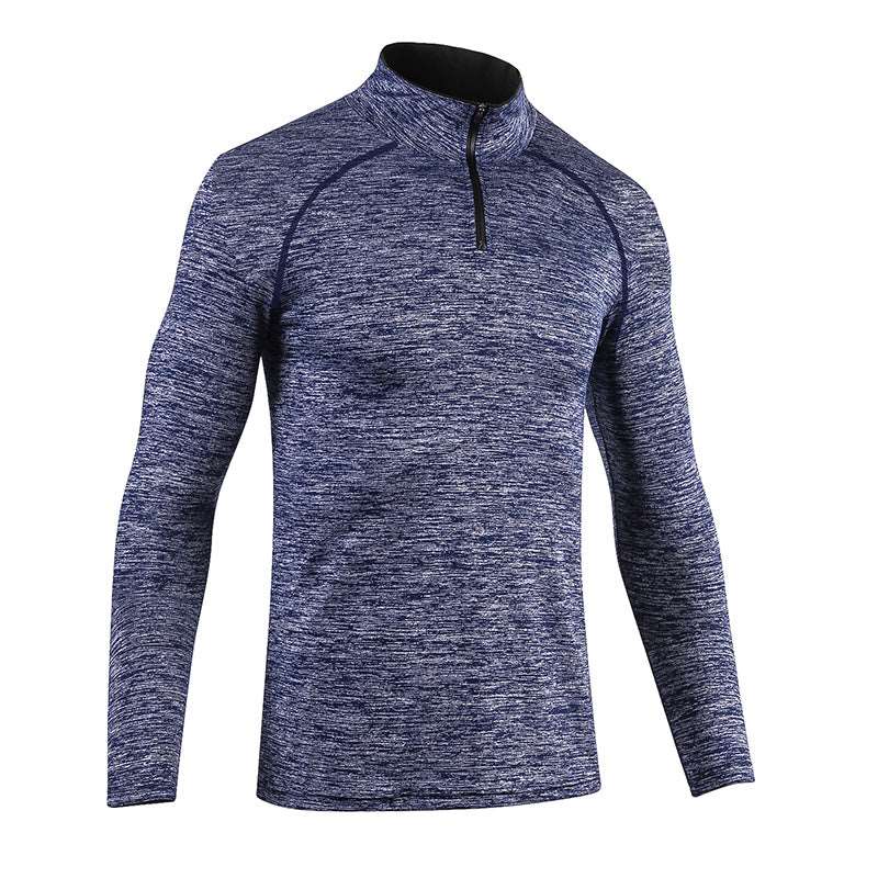 Men Sport Long Sleeve Outdoor Jogging Blue 724GoShop