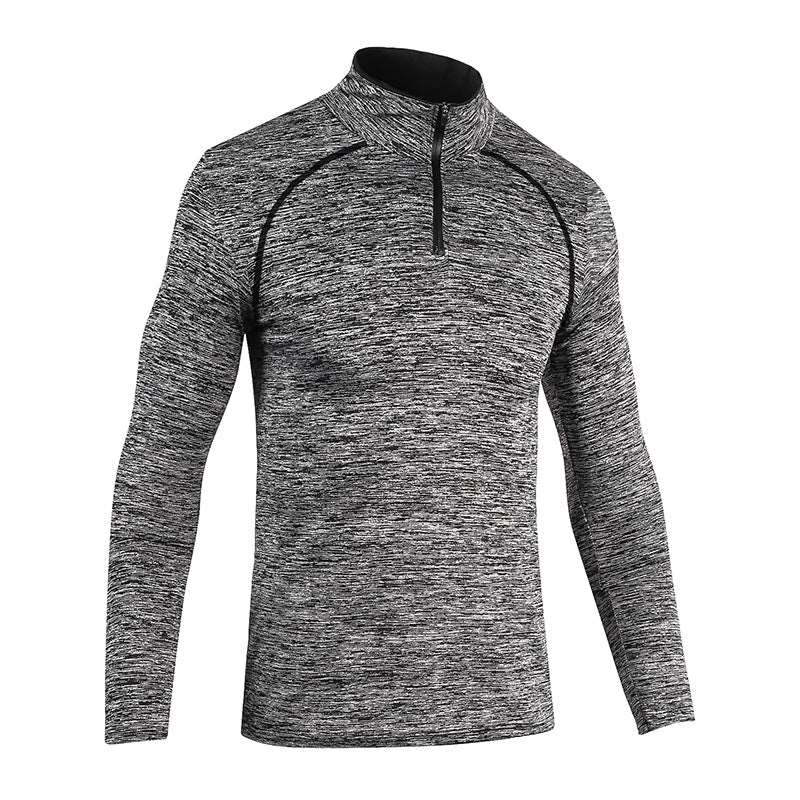 Men Sport Long Sleeve Outdoor Jogging Dark grey 724GoShop