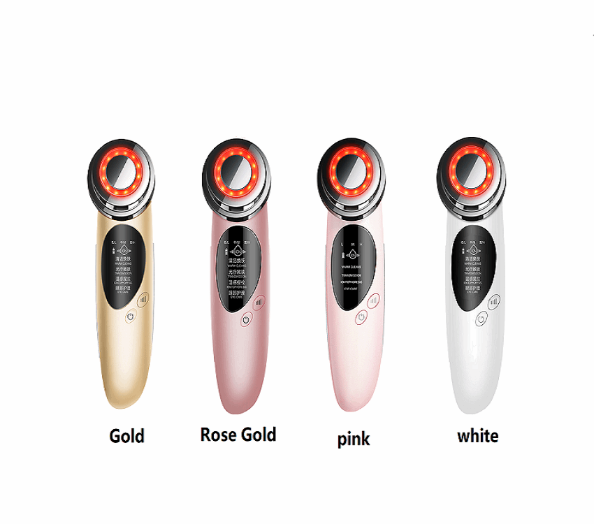 microcurrent facial massager Gold USB recharge 724GoShop