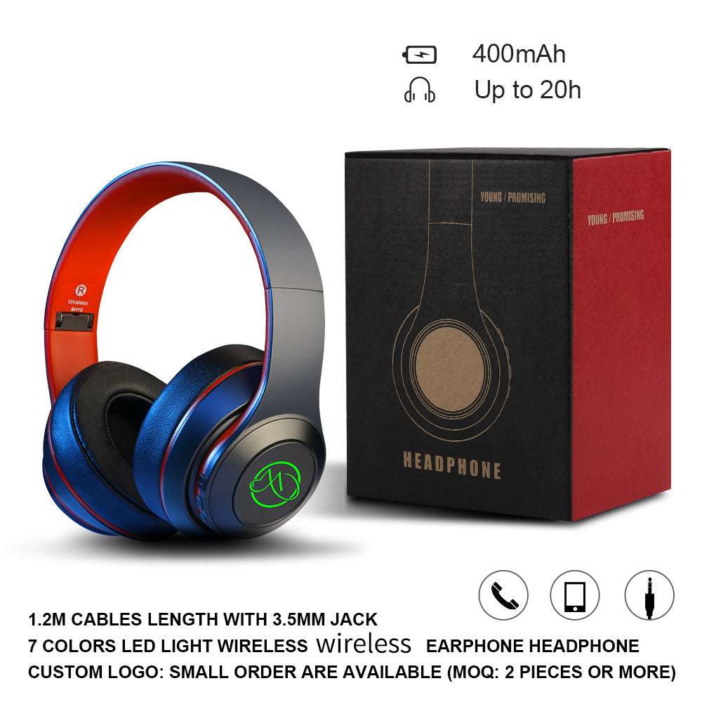 BH10 Computer gaming accessories BT v5.0 headphones bluetooth 724GoShop