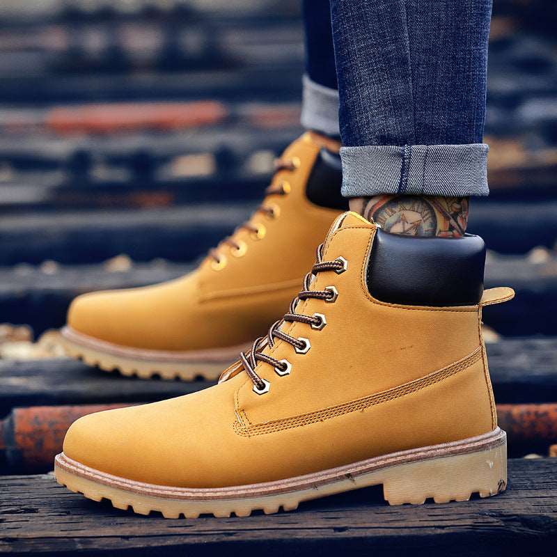 men waterproof men ankle boots 724GoShop