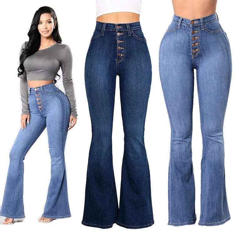 Ladies Skinny High Waist Jeans Hot Sale High Waist Women's Butt Lifting 2 724GoShop