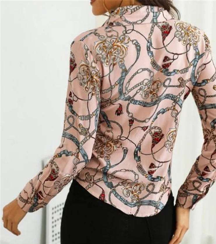 Long Sleeve Shirt Blouses Elegant Women's Blouses & Shirts Tops Ladies' Blouses 724GoShop