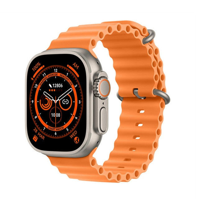 Smart Watch 8 Ultra Orange With Original Box 724GoShop