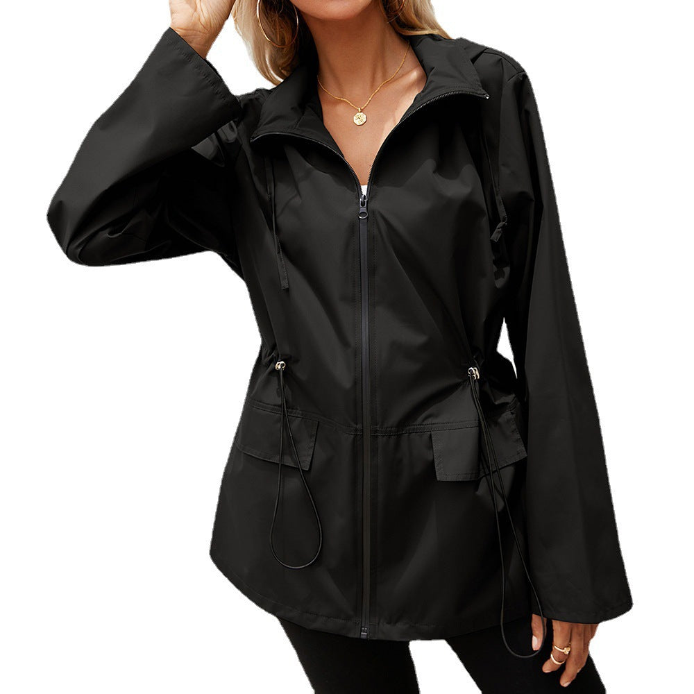 Women's Raincoat Waterproof Hood Jacket for Women 724GoShop