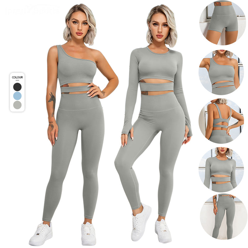 New Recycled Nylon Sport Long Yoga Set 724GoShop