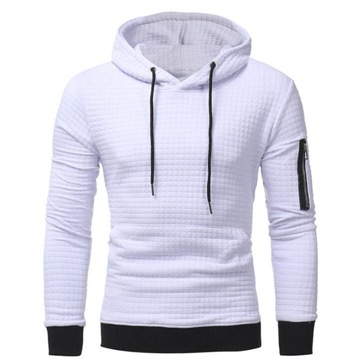 Mens Hoodies Sweatshirts Pullover White 724GoShop