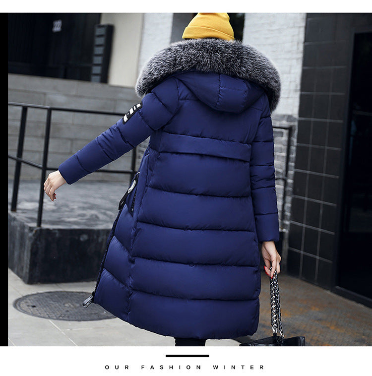 women slim long down winter jackets women coats 724GoShop