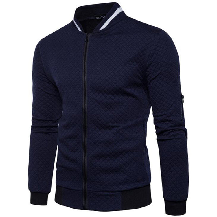 Mens Casual Jacket Hooded NAVY 724GoShop