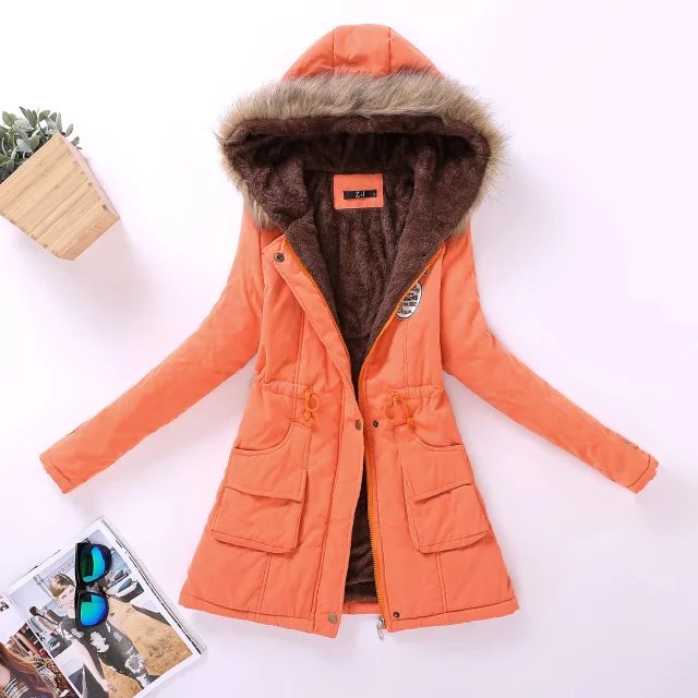 Warm Hooded Parka Jackets for Women 724GoShop