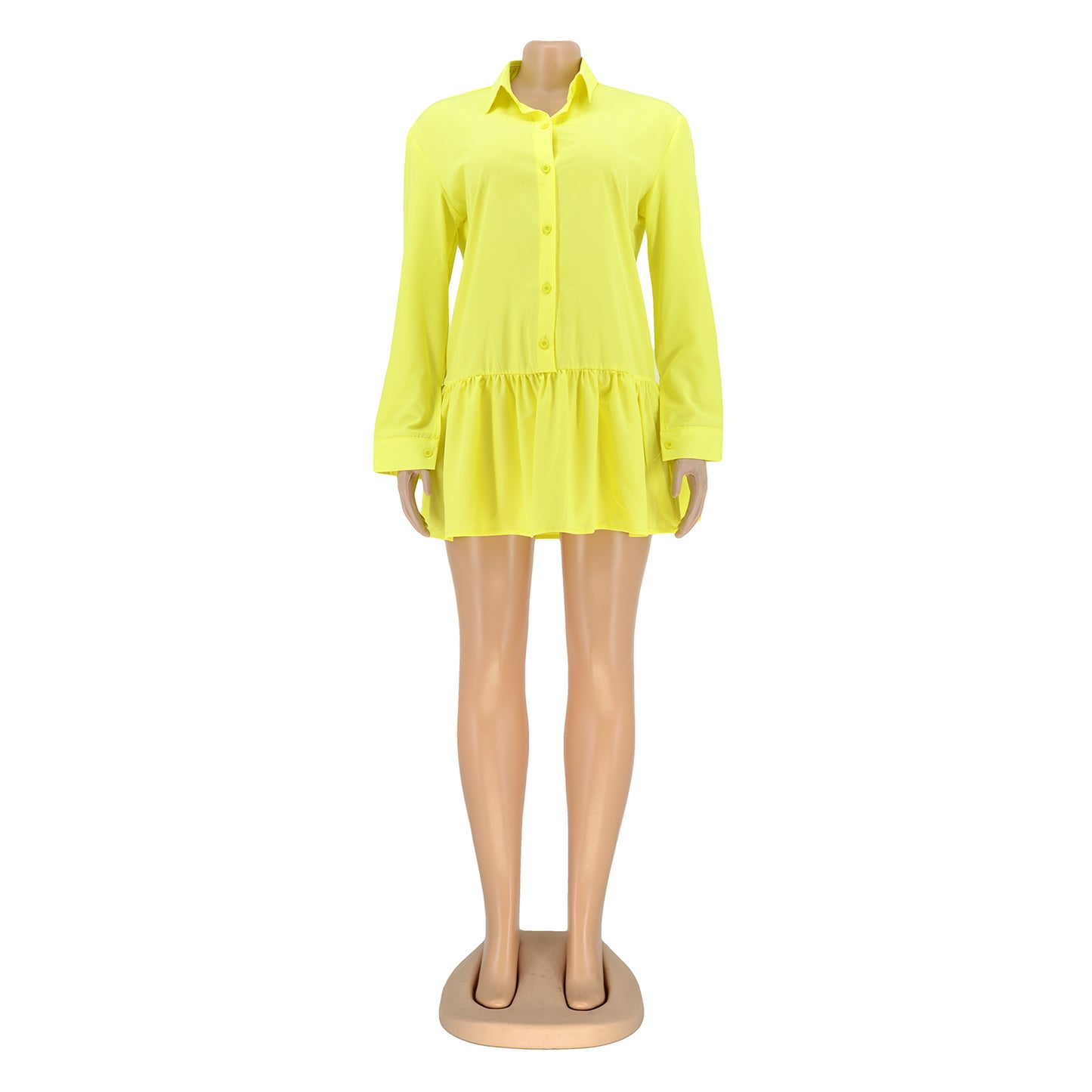 GX186A women's hot casual shirt dress 724GoShop