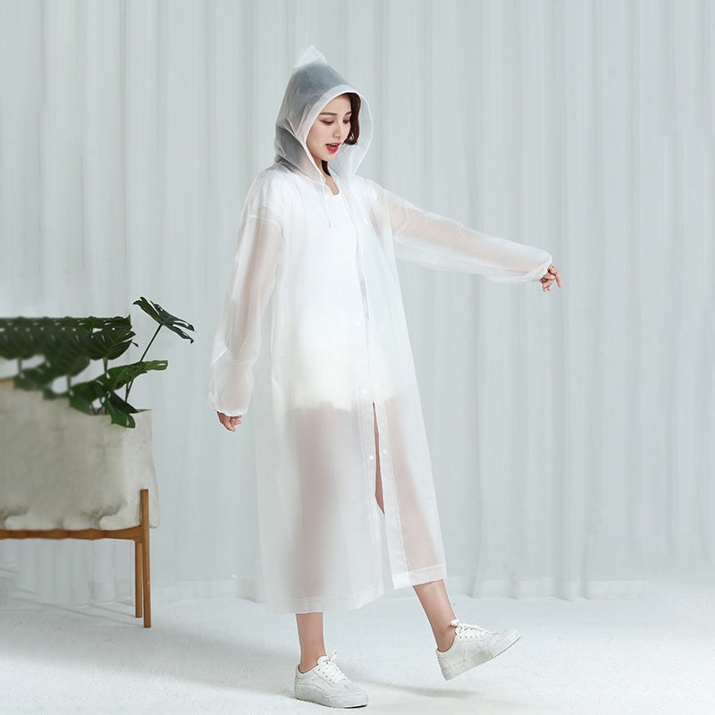 RAINWEAR Women Men Rain Coat 159-190CM White 724GoShop