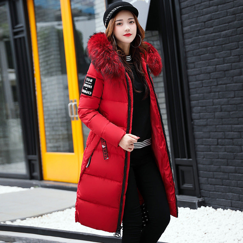 women slim long down winter jackets women coats 724GoShop