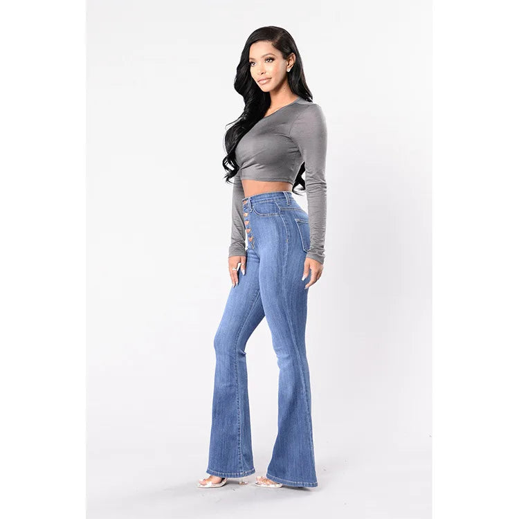 Ladies Skinny High Waist Jeans Hot Sale High Waist Women's Butt Lifting 724GoShop