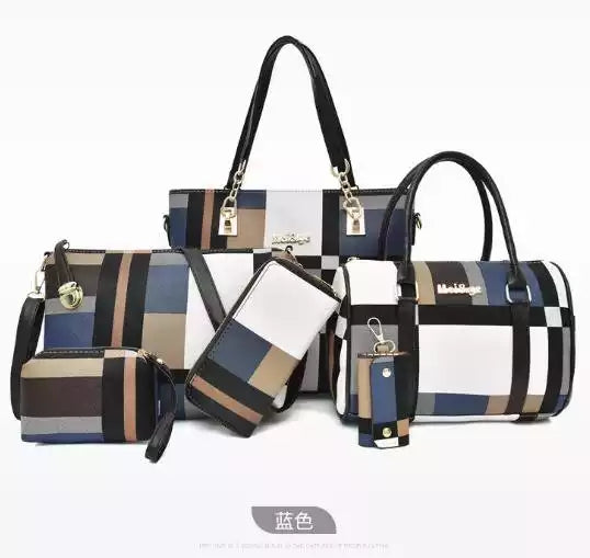 Fashion Ladies Bag Handbags Sets 6 in 1 Handbag for Women 724GoShop