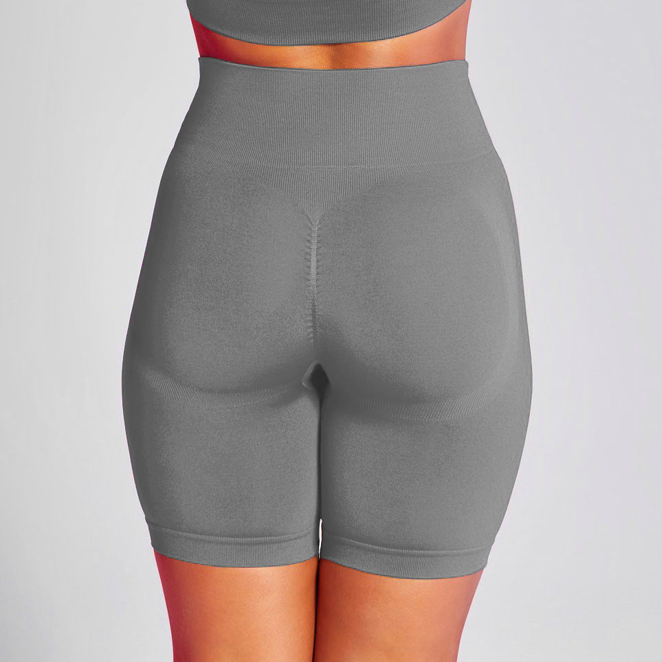 women training sports pant set Gray-shorts 724GoShop