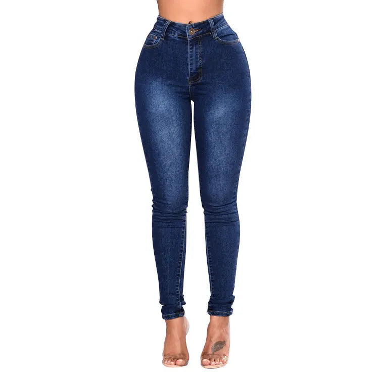 women's pencil stretch pants cotton skinny jeans pan jean dress in bulk women's 724GoShop