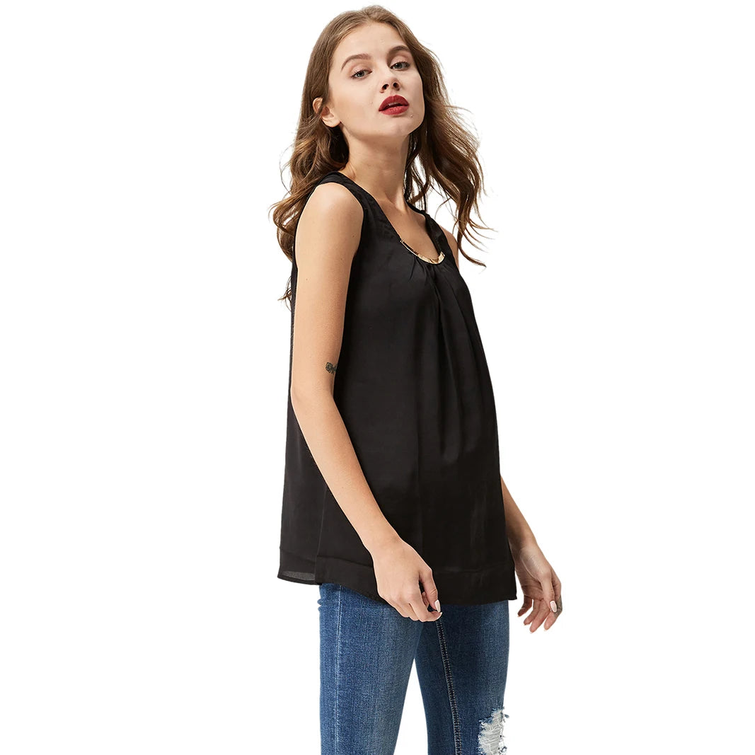 Women's Sleeveless Blouses Women casual fashion Shirts Clothes 724GoShop