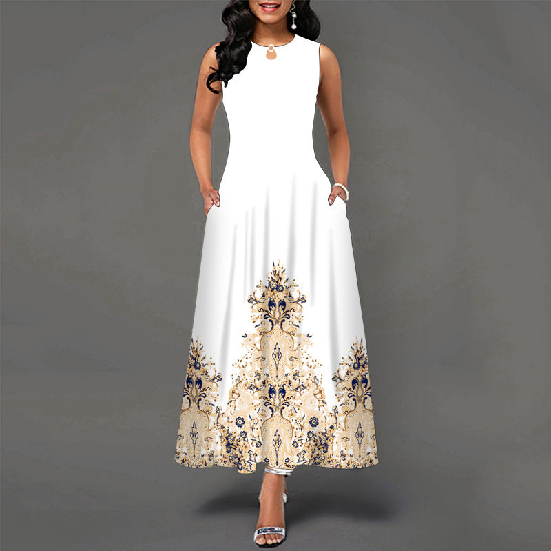 Sleeveless Long Dress Womens Dresses 11 724GoShop