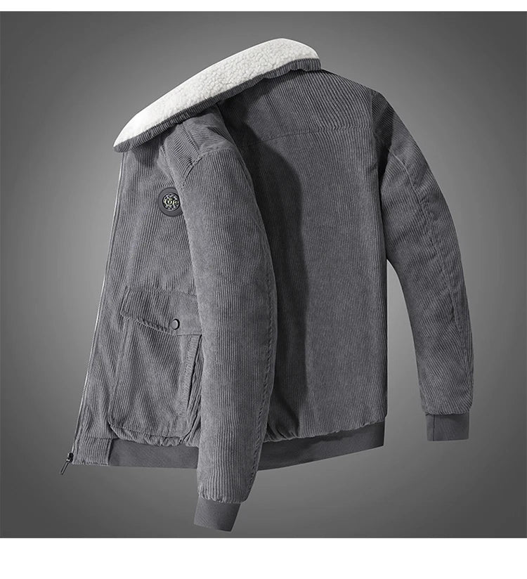 thickened warm jacket cotton coat for men 724GoShop