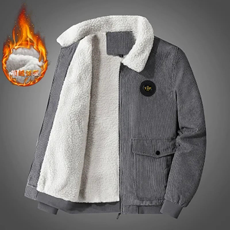 thickened warm jacket cotton coat for men 724GoShop