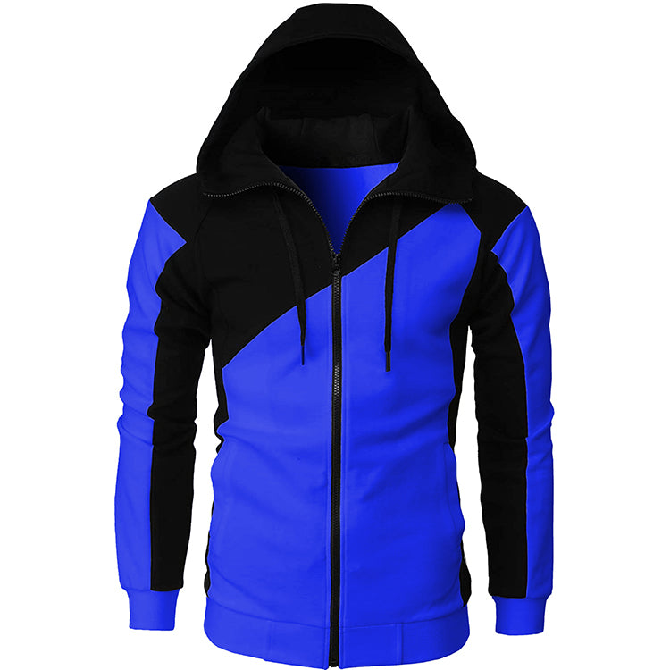 Fashion Mens Hoodies Long Sleeve Blue 724GoShop