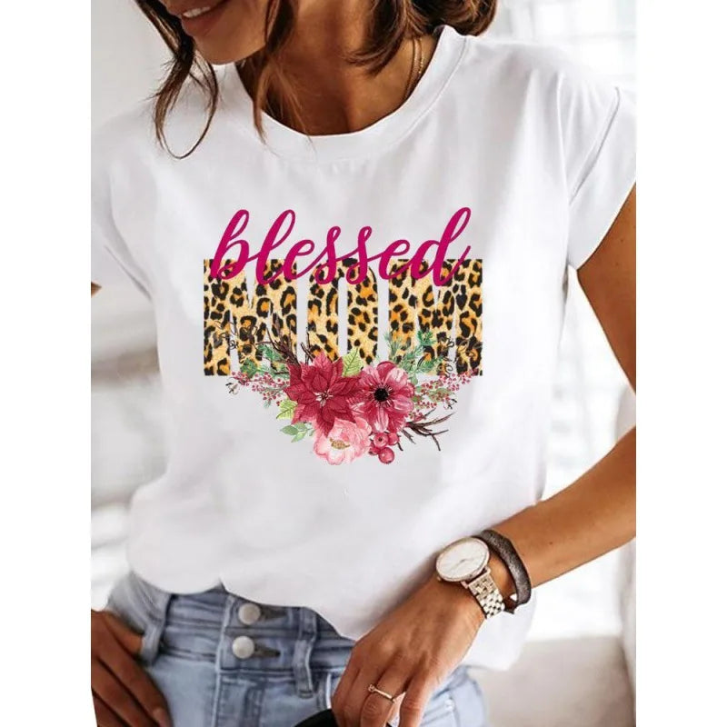 Short Sleeve Love Casual T-shirts Clothes Women Female T Clothing Ladies graphics Style-23 724GoShop