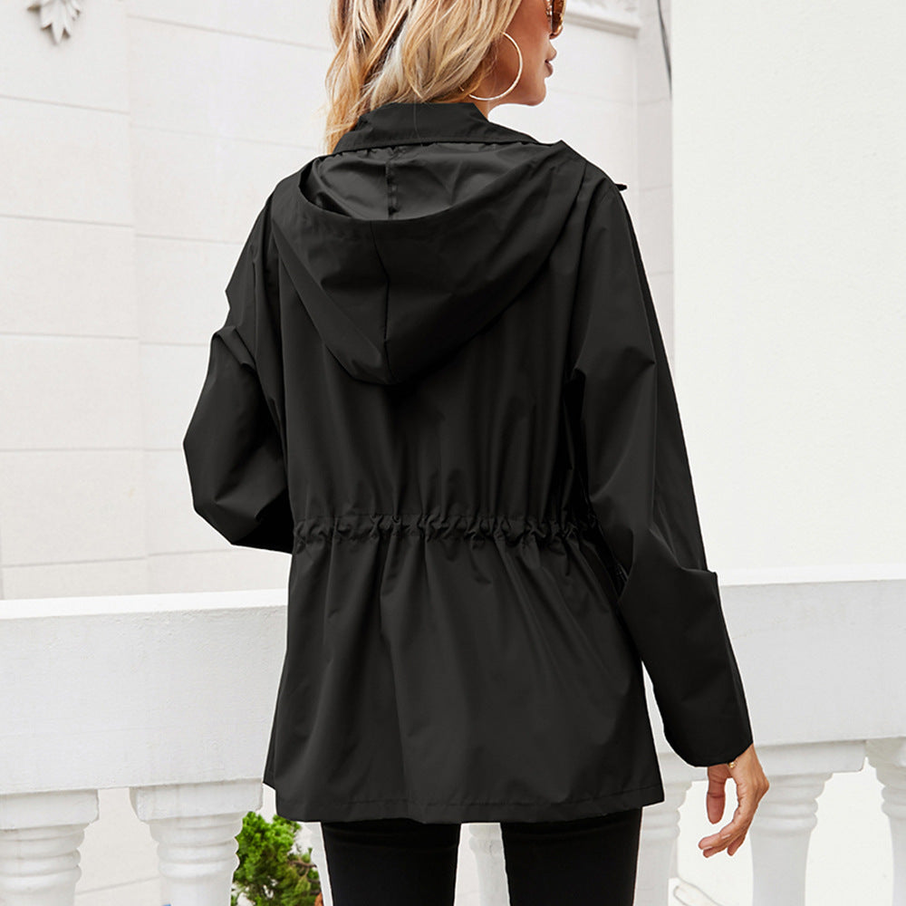 Women's Raincoat Waterproof Hood Jacket for Women 724GoShop