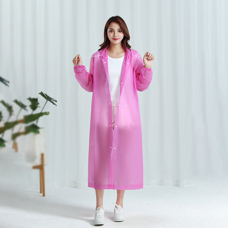 RAINWEAR Women Men Rain Coat 159-190CM Pink 724GoShop