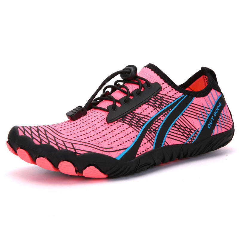 Wading Shoes Men Woman Quick-drying Water Sneaker Beach Soft Upstream Sports Shoes Outdoor Breathable Non-slip Hiking Shoes Pink C 724GoShop