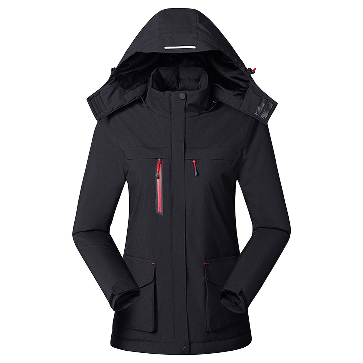 Waterproof for Unisex USB Electric Trekking Jacket Women-Black 724GoShop