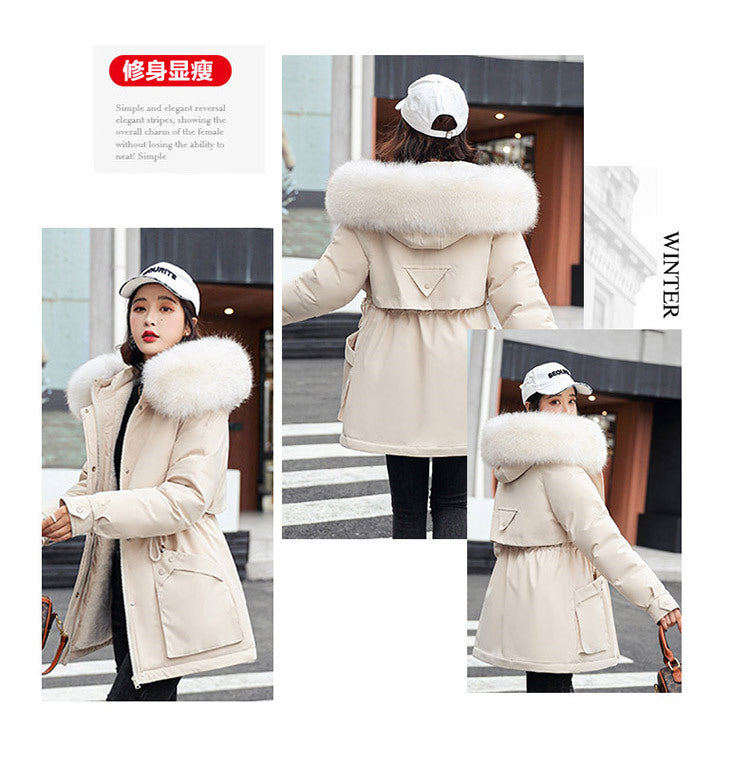 warm hooded cotton-padded women winter jackets coats 821-3 724GoShop