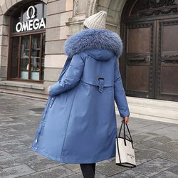 winter windproof women long jackets 724GoShop