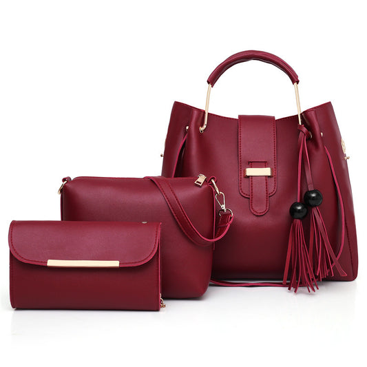 Multi Function Women Leather Hand Bags sets 724GoShop