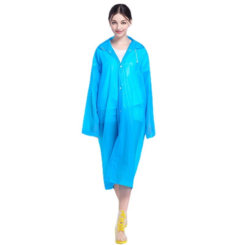 Reusable Raincoat Jackets Lightweight Rain Clear Ponchos with Hood 724GoShop